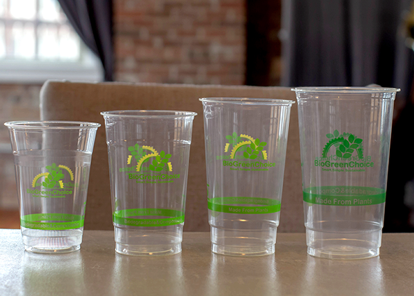 16 oz. PLA Compostable Plastic Cups in Bulk - 1000 / Case