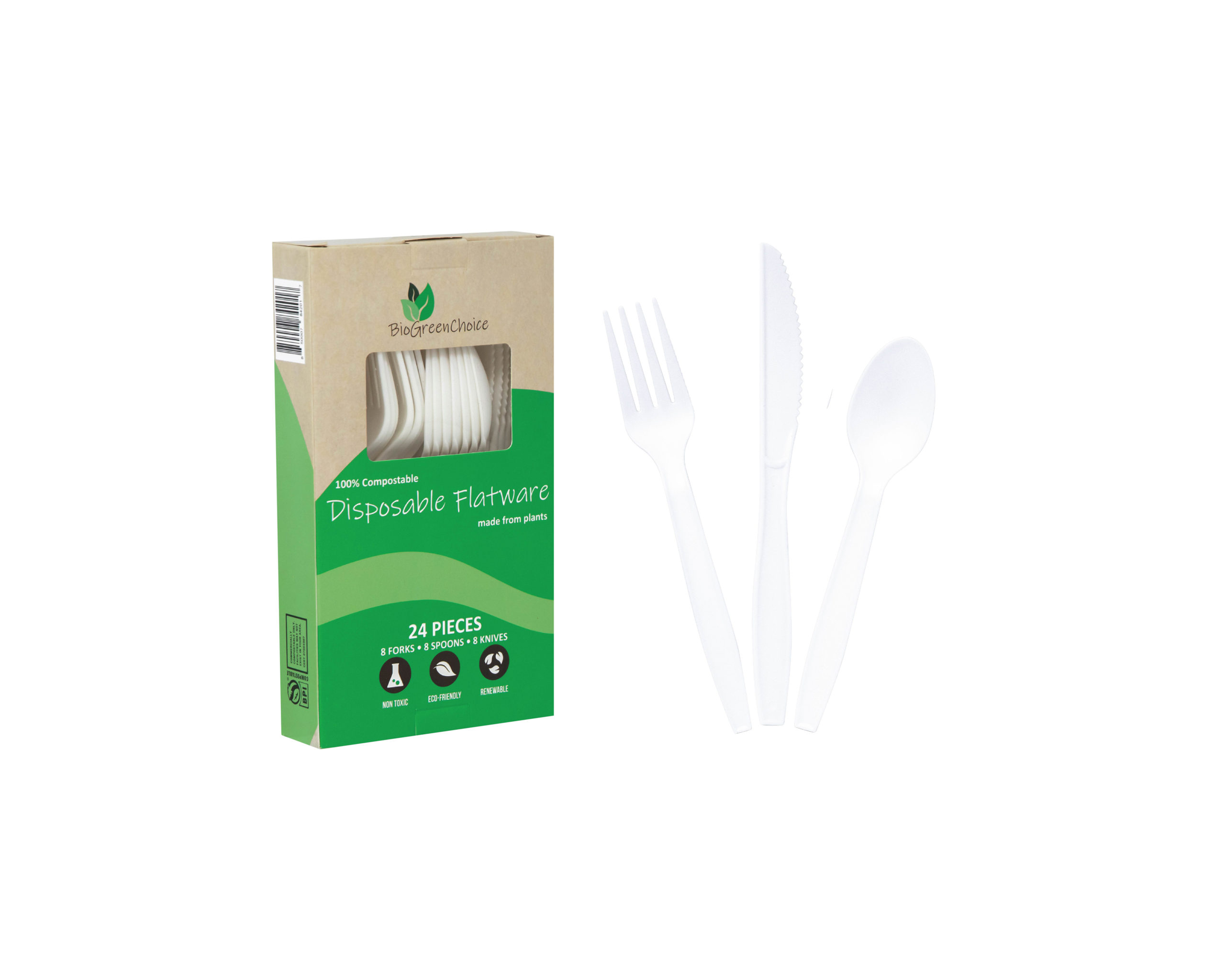 Completely Biodegradable Ice Cream Scoope Eco Disposable Forks Espresso  Soup Spoon - China Cutlery and Sugarcane Cutlery price