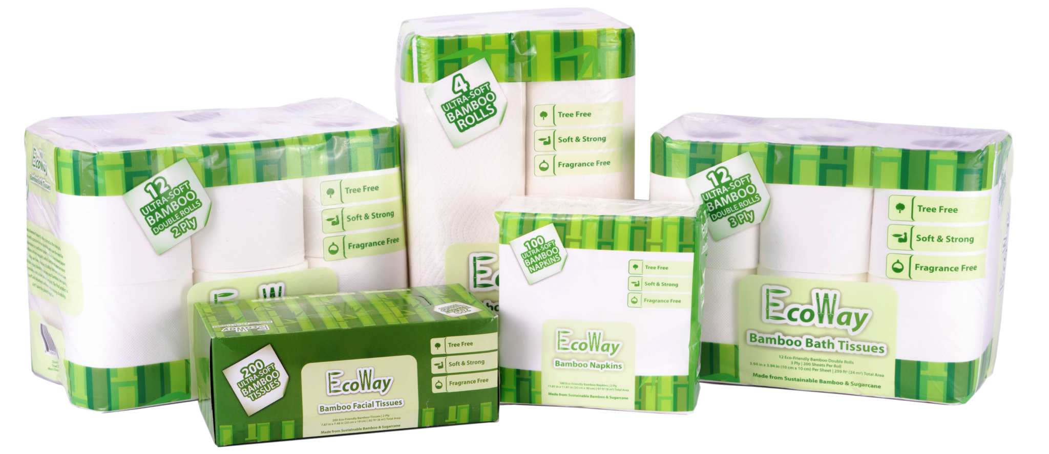 Tree Free Facial Tissues - Eco-Friendly, Sustainable