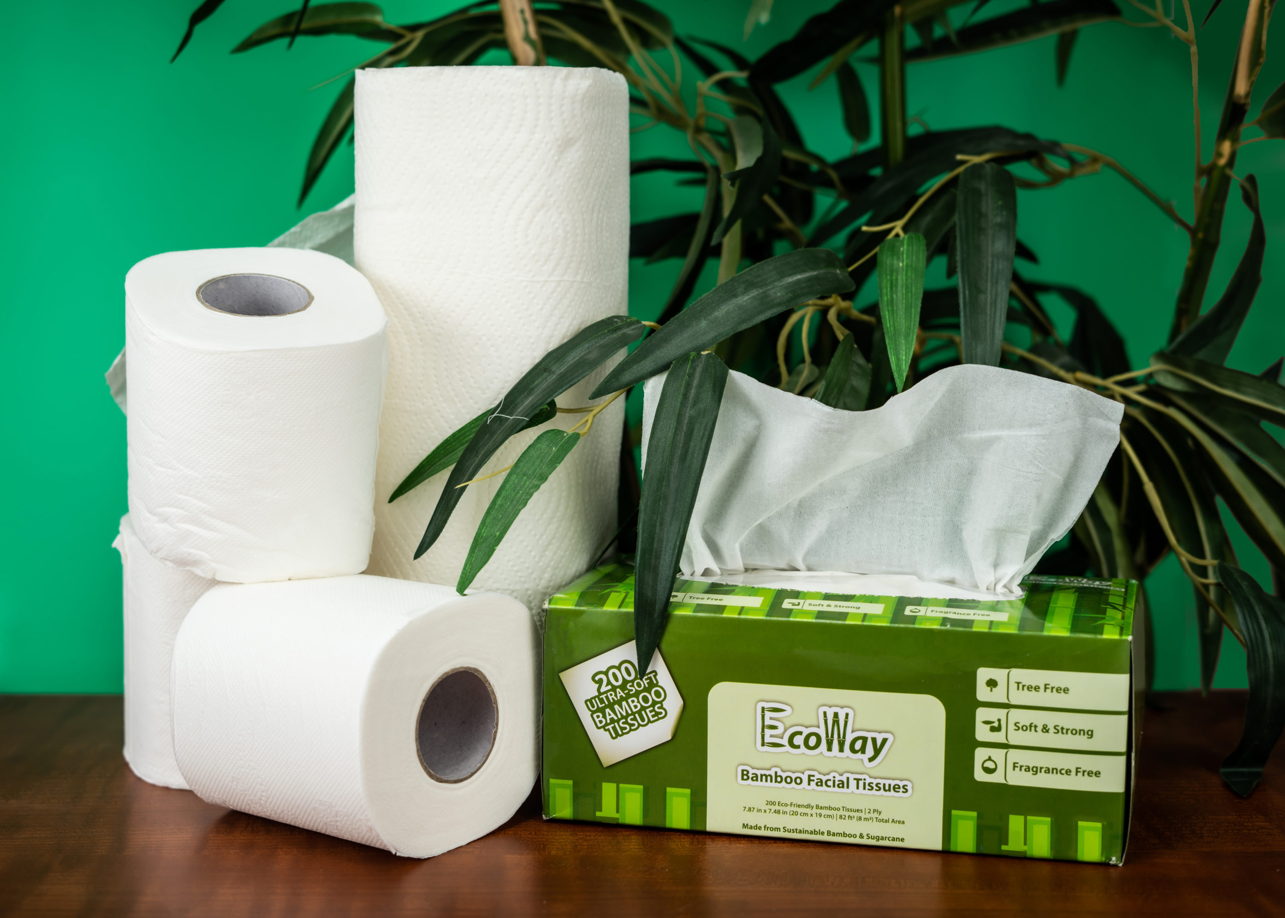 bamboo facial tissues