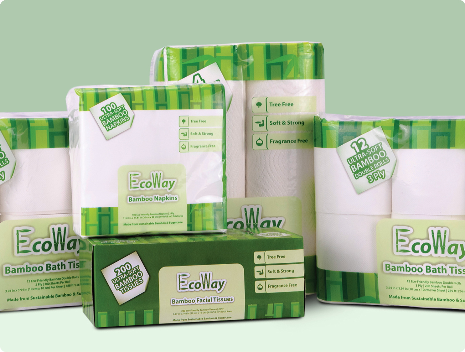 home new 10 EcoWay sustainable paper products